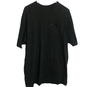 Key Mens Large Tall black Short Sleeve Pocket Tee T-shirt